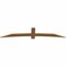 Ekena Millwork Bellingham Timber Gable Bracket, Western Red Cedar, 96"W x 20"H x 1 1/2"D x 5 1/2"F, 5/12 Pitch GBW096X20X0206BEL00SWR - alternate 3